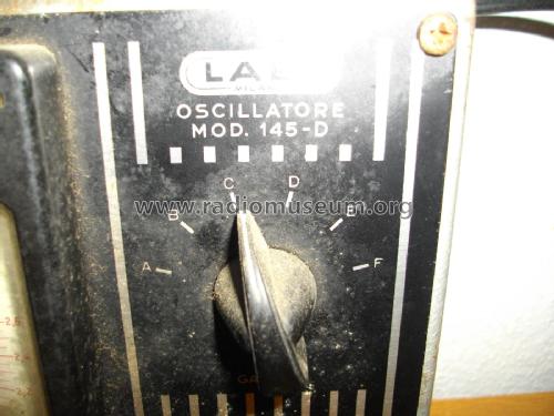 Oscillatore 145D; LAEL, Laboratori (ID = 1768368) Equipment