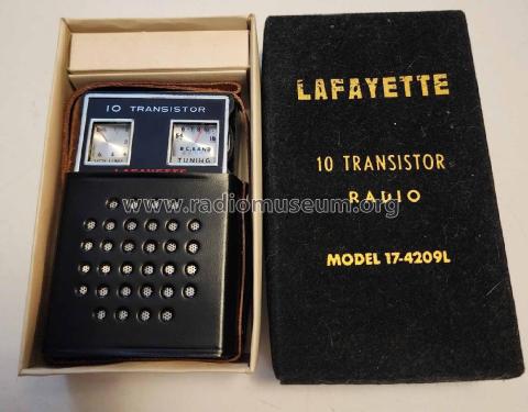 10 Transistor 17-4209L and TX-2249L ; Lafayette Radio & TV (ID = 2875921) Radio