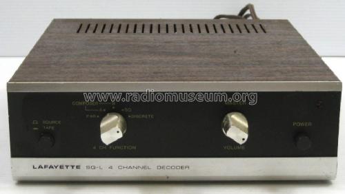 4 Channel Decoder SQ-L; Lafayette Radio & TV (ID = 1535511) Ampl/Mixer