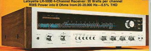 4 channels FM-AM Receiver LR-5000; Lafayette Radio & TV (ID = 957712) Radio