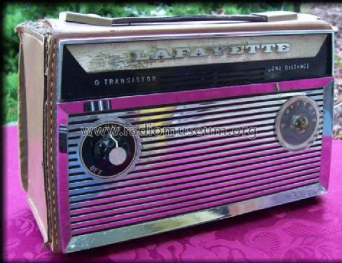 9 Transistor Long Distance ; Lafayette Radio & TV (ID = 1534272) Radio