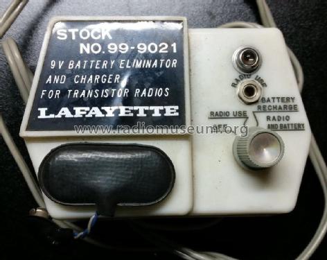 9 V Battery Eliminator and Charger for Transistor Radios 99-9021; Lafayette Radio & TV (ID = 1746459) Power-S