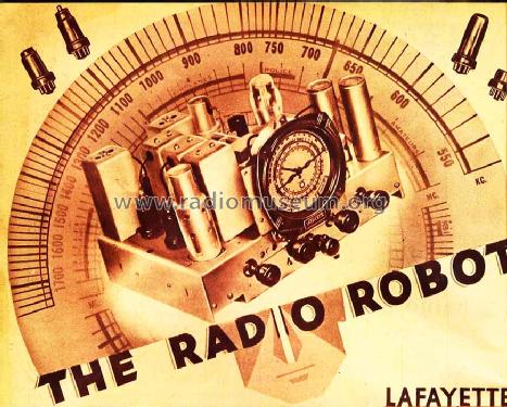 B-22 All-Wave Radio Robot; Lafayette Radio & TV (ID = 654776) Radio