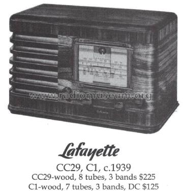 C-1 ; Lafayette Radio & TV (ID = 1439361) Radio