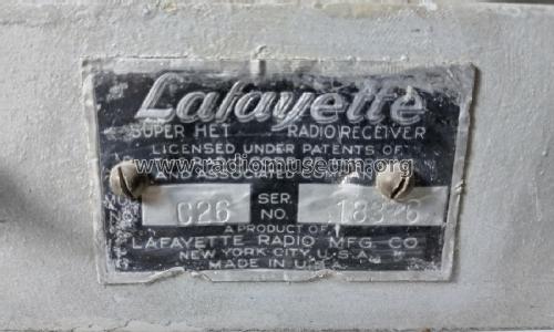 C-26 ; Lafayette Radio & TV (ID = 3010024) Radio