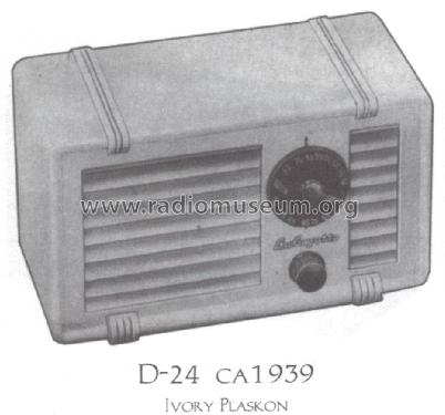 D-24, 4 Tube AC-DC ; Lafayette Radio & TV (ID = 1533952) Radio