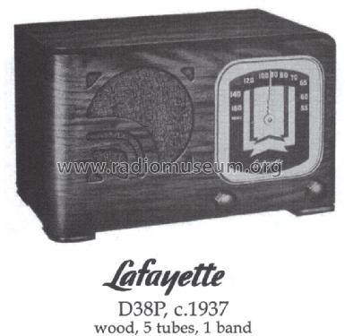 D-38-P Personic Ear; Lafayette Radio & TV (ID = 1436534) Radio