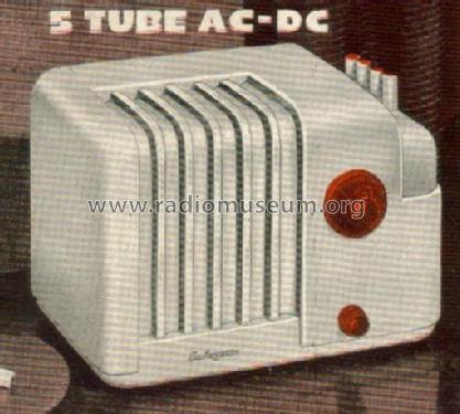 D-44, 5 Tube AC-DC ; Lafayette Radio & TV (ID = 681951) Radio