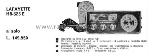 HB-525E; Lafayette Radio & TV (ID = 2487146) Citizen