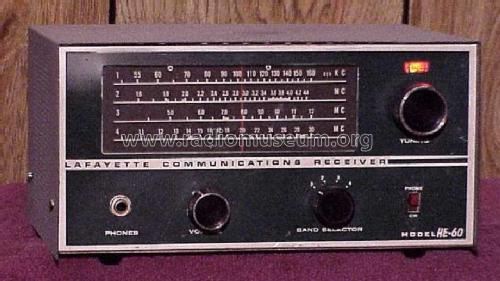 Communications Receiver HE-60; Lafayette Radio & TV (ID = 2657461) Amateur-R