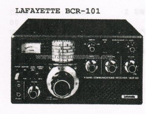 HF Receiver BCR-101; Lafayette Radio & TV (ID = 2954701) Amateur-R