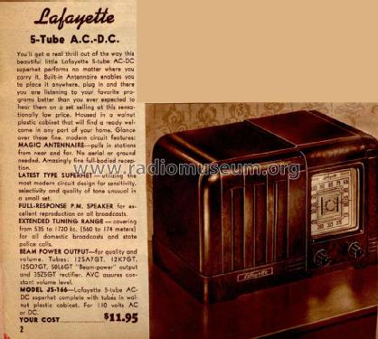 JS-166 ; Lafayette Radio & TV (ID = 697686) Radio