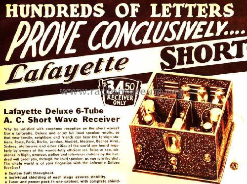 M-20 Deluxe; Lafayette Radio & TV (ID = 654644) Radio