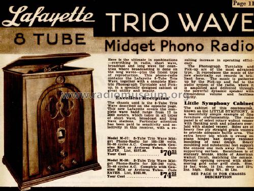 M-58 Trio-Wave Little Symphony ; Lafayette Radio & TV (ID = 700716) Radio