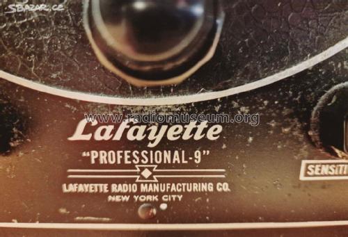 Professional-9; Lafayette Radio & TV (ID = 2990302) Commercial Re