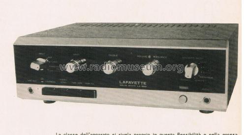 Solid State Stereo Amplifier LA-950; Lafayette Radio & TV (ID = 2805240) Ampl/Mixer