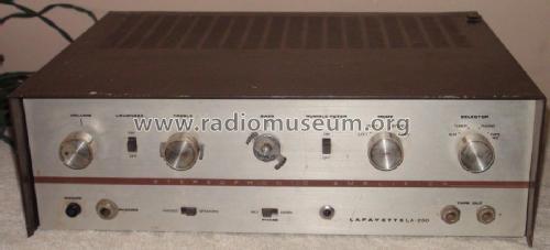 Stereophonic Amplifier LA-260; Lafayette Radio & TV (ID = 2096540) Ampl/Mixer