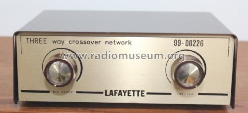 Three way Crossover Network 99-00226; Lafayette Radio & TV (ID = 2861471) Misc