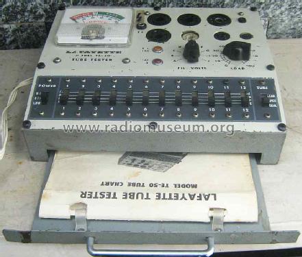 Tube Tester TE-50; Lafayette Radio & TV (ID = 1442927) Equipment