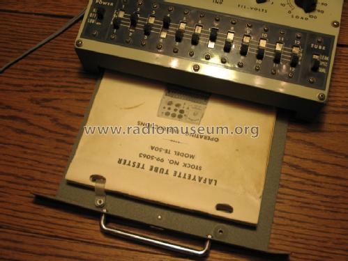 Tube Tester Stock No. 99-5063 TE-50A; Lafayette Radio & TV (ID = 1464491) Equipment