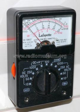 Volt-Ohm-Milliammeter 99-50957; Lafayette Radio & TV (ID = 2049714) Equipment