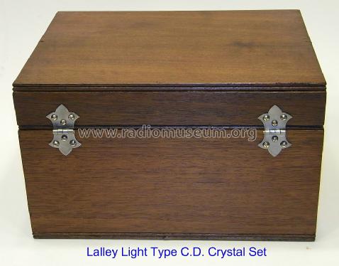 Crystal Receiver Type C.D.; Lalley Radio Corp.; (ID = 1466296) Crystal