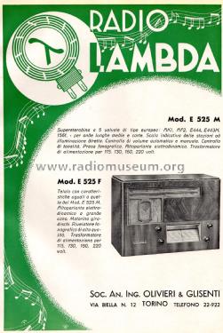 E525F; Lambda - Olivieri e (ID = 1934523) Radio