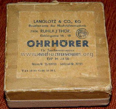 Ohrhörer ; Lanco, Langlotz & Co (ID = 1327329) Parlante