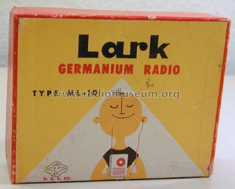 Lark Germanium Radio ML-10; DDK D.D.K. Co. Ltd.; (ID = 2127661) Detektor