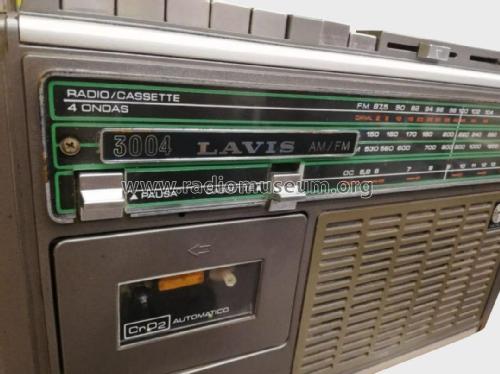 Radio/Cassette 4 Ondas RC-3004; Lavis S.A., Labelson (ID = 2558189) Radio