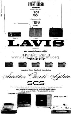 Lavis Dual 101 Maleta Fonográfica ; Lavis S.A., Labelson (ID = 2938302) Sonido-V