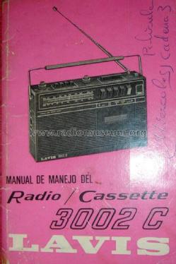 RC-3002 C ; Lavis S.A., Labelson (ID = 2315379) Radio