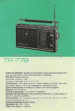 TR-779; Lavis S.A., Labelson (ID = 1769196) Radio