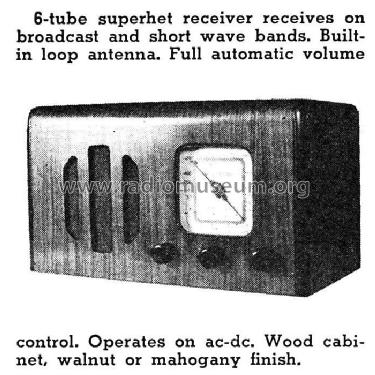 6-Tube Superhet Receiver ; Lavoie Laboratories; (ID = 1122226) Radio