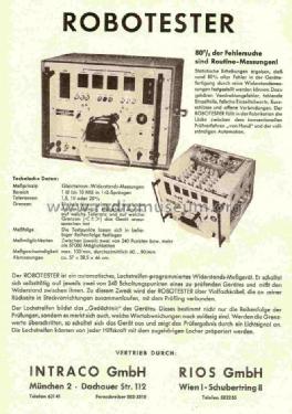 LA-303 Robotester ; Lavoie Laboratories; (ID = 694723) Equipment