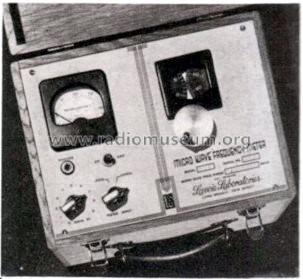 Microwave Frequency Meters ; Lavoie Laboratories; (ID = 879201) Equipment