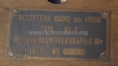 Récepteur Radio sur Avion No. 3; CDC, Compagnie des (ID = 2863488) Radio