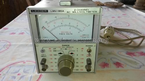 2 Channel AC Millivoltmeter LMV-185A; Leader Electronic (ID = 2906861) Ausrüstung