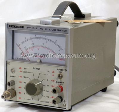 AC-Millivoltmeter LMV-181A; Leader Electronics (ID = 1585784) Equipment