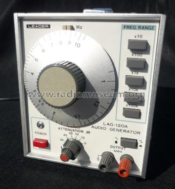 Audio Generator LAG-120A Equipment Leader Electronics | Radiomuseum