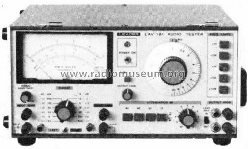 Audio Tester LAV-191; Leader Electronics (ID = 390942) Equipment