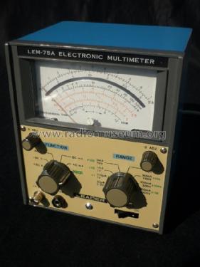 Electronic Multimeter LEM-75A; Leader Electronics (ID = 1317298) Ausrüstung