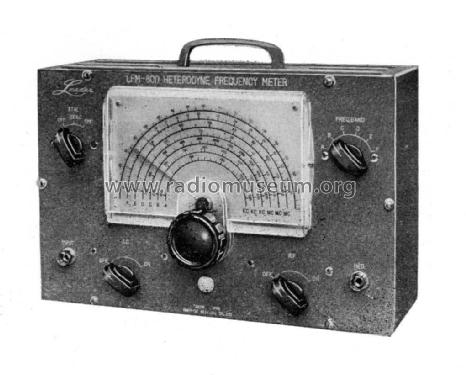 Heterodyne Frequency Meter LFM-800; Leader Electronics (ID = 3104107) Equipment