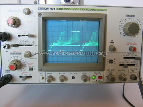 Oscilloscope 20MHz LBO-522; Leader Electronics (ID = 1238406) Equipment