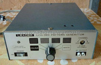 Pattern Generator LCG-393 Equipment Leader Electronics | Radiomuseum