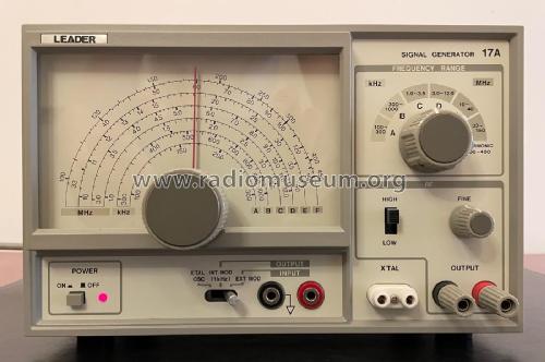 Signal Generator LSG-17; Leader Electronics (ID = 3040764) Equipment