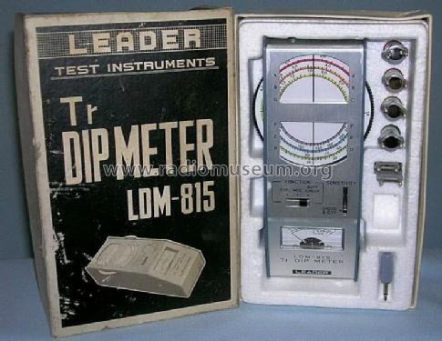 Tr. Dip - Transistor Dip-Meter LDM-815; Leader Electronics (ID = 663950) Equipment