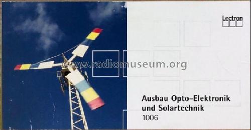 Lectron Ausbau-System Optoelektronik/Solartechnik 1006; Lectron GmbH; (ID = 2238546) teaching