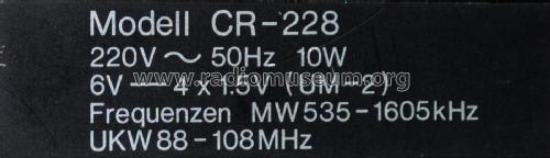 Poppy CR-228; Lehnert GmbH, Poppy; (ID = 2046781) Radio