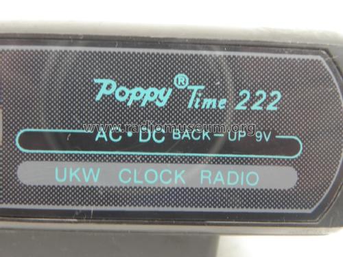 UKW Clock Radio Poppy Time 222; Lehnert GmbH, Poppy; (ID = 2776533) Radio